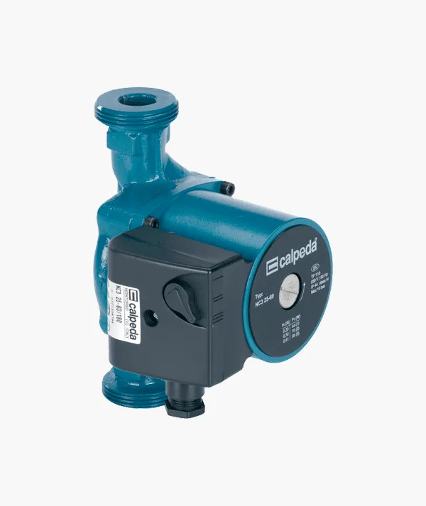 Bomba recirculadora con control de flujo